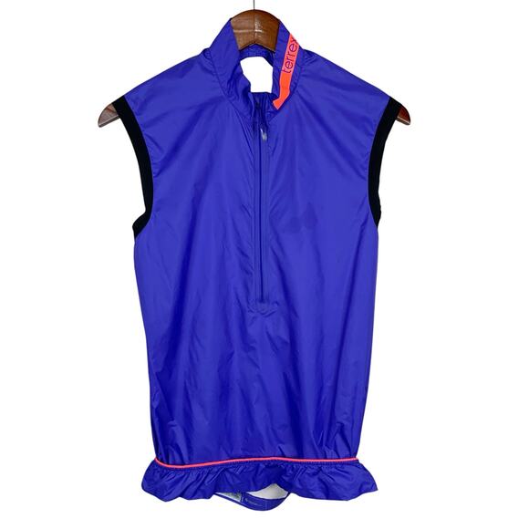 Adidas Terrex Agravic Windlatz Vest Purple 1/2 Zip Running Top Men's S - Picture 1 of 9